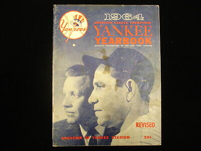 1964 New York Yankees Souvenir Yearbook – Good/VG