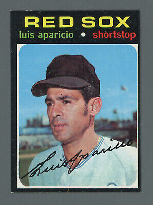 1971 Topps #740 Luis Aparicio Boston Red Sox High Number Baseball Card NM o/c