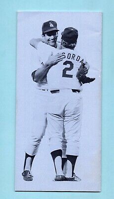 1977 NLCS Los Angeles Dodgers Media Guide Tommy John on cover