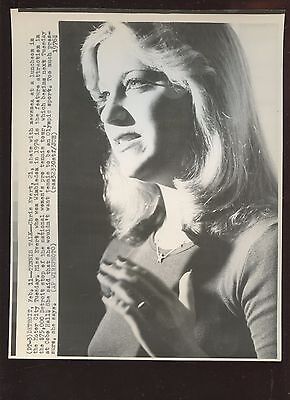 Original Feb 11 1976 Chris Evert Tennis Star 8 X 10 Wire Photo