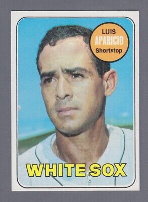 1969 Topps #75 Luis Aparicio Chicago White Sox Baseball Card Ex/Mt   