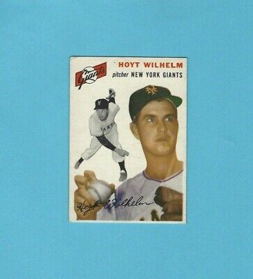 1954 Topps #36 Hoyt Wilhelm New York Giants Baseball Card