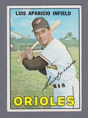 1967 Topps #60 Luis Aparicio Baltimore Orioles Baseball Card EX-EX+