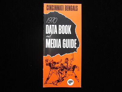 1970 Cincinnati Bengals NFL Media Guide