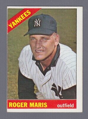 1966 Topps #365 Roger Maris New York Yankees Baseball Card Ex/Mt o/c