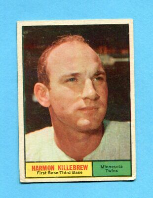 1961 Topps #80 Harmon Killebrew Minnesota Twins Baseball Card VG+