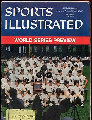 Sep 28 1959 Sports Illustrated Magazine With Chicago White Sox Team Cover EX