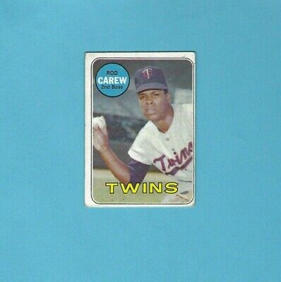 1969 Topps #510 Rod Carew Minnesota Twins Baseball Card Low Grade 