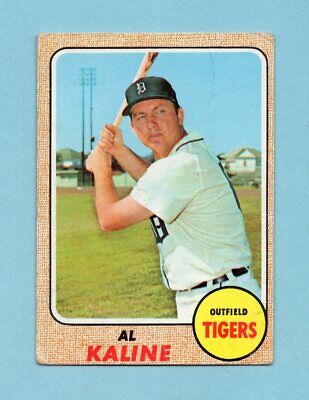 1968 Topps #240 Al Kaline Detroit Tigers Baseball Card Low Grade    