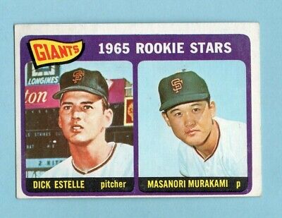 1965 Topps #282 Masanori Murakami San Fran Giants Rookie Baseball Card EX    