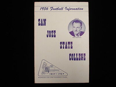 1956 San Jose State College Golden Raiders Football Media Guide