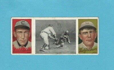 1912 T202 Hassan Triple Folders McConnell Caught  Baseball Card EX 