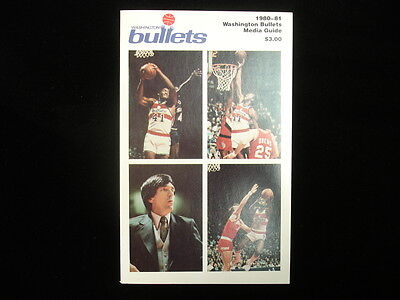 1980-81 Washington Bullets Basketball Media Guide