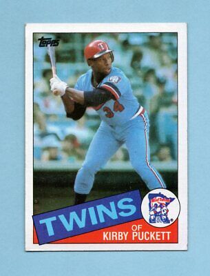 1985 Topps #536 Kirby Puckett Minnesota Twins Rookie Baseball Card EX+