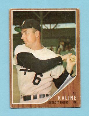 1962 Topps #150 Al Kaline Detroit Tigers Baseball Card VG wrks ls