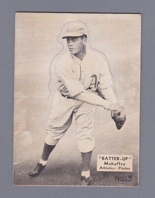 1934-36 Batter-Up #15 Roy Mahaffey Philadelphia Athletics Baseball Card sstb 