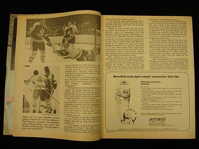 February 1971 Hockey Pictorial Magazine - Phil Esposito Cover