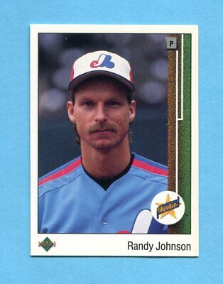 1989 Upper Deck #25 Randy Johnson Montreal Expos Rookie Baseball Card NM