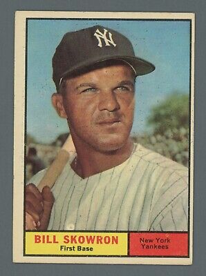 1961 Topps #371 Bill Skowron New York Yankees Baseball Card EX  