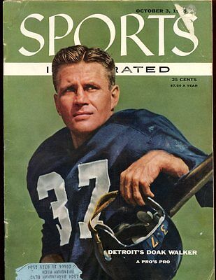 Oct 3 1955 Sports Illustrated Magazine With Doak Walker Cover VGEX