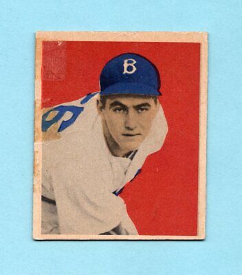 1949 Bowman #61 Rex Barney Brooklyn Dodgers Baseball Card EX+ ap tp str ls  