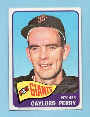 1965 Topps #193 Gaylord Perry San Francisco Giants Baseball Card EX   