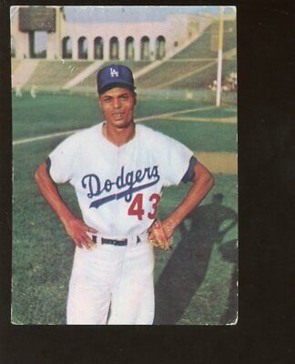 1960 Morrell Meats Los Angeles Dodgers Baseball Card Charlie Neal