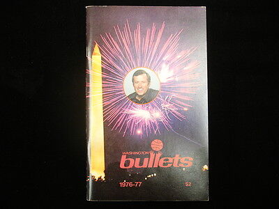 1976-77 Washington Bullets Basketball Media Guide