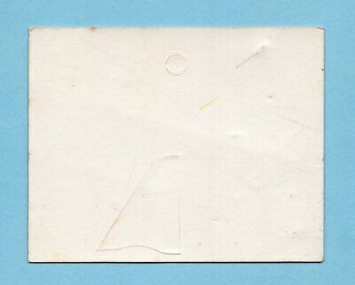 1969 Fleer Baseball Trophy Cap Easel Backing Board  