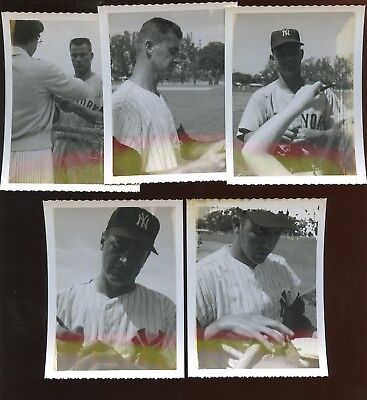 1957/1961 New York Yankees Polaroid Photos 11 Different