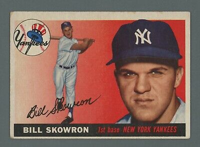 1955 Topps #22 Bill Skowron New York Yankees Baseball Card Vg/Ex