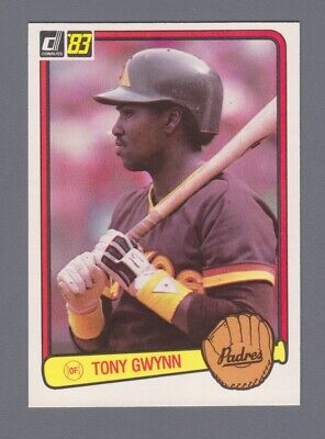 1983 Donruss #598 Tony Gwynn San Diego Padres Rookie Baseball Card NM     