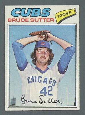 1977 Topps #144 Bruce Sutter Chicago Cubs Rookie Baseball Card NM 