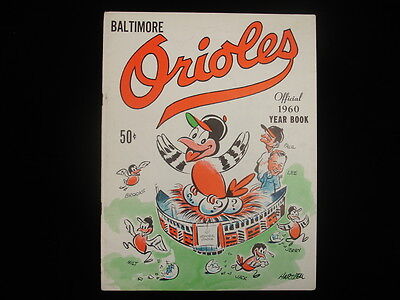 1960 Baltimore Orioles Baseball Yearbook