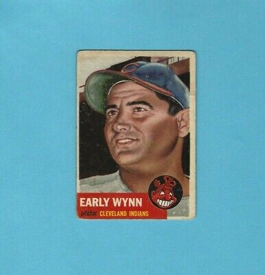 1953 Topps #61 Early Wynn Cleveland Indians Baseball Card VG