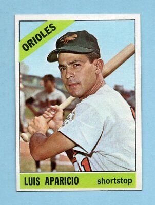 1966 Topps #90 Luis Aparicio Baltimore Orioles Baseball Card NM