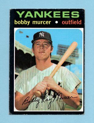 1971 Topps #635 Bobby Murcer New York Yankees Baseball Card EX o/c