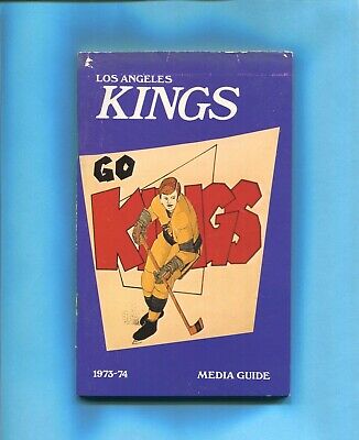 1973-74 NHL Los Angeles Kings Media Guide 