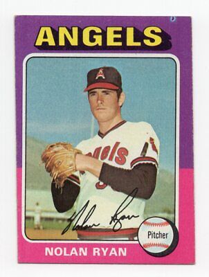 1975 Topps #500 Nolan Ryan California Angels Baseball Card EX+ dia shp  