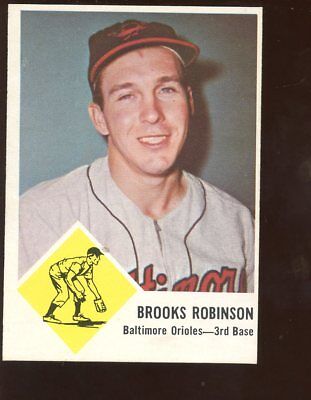 1963 Fleer Baseball Card #4 Brooks Robinson NRMT