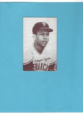 1947-66 Exhibit Orlando Cepeda San Francisco Giants Baseball Card  