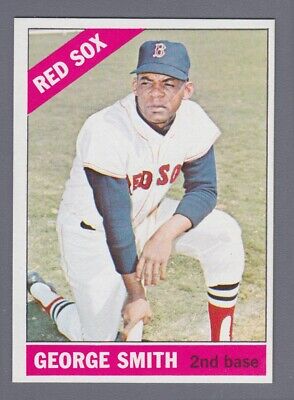 1966 Topps #542 George Smith Boston Red Sox High Number Baseball Card NM str