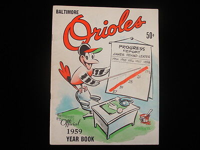 1959 Baltimore Orioles Baseball Yearbook