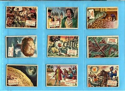 1954 Topps Scoops Starter Set Lot of 39 Different Cards Low Grade - VG