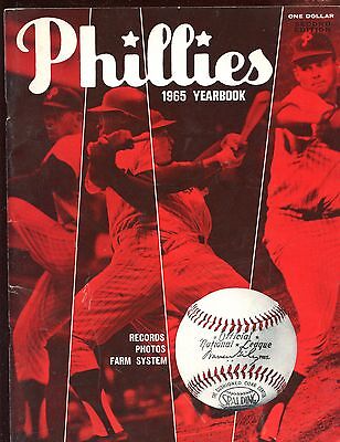 1965 Philadelphia Phillies Baseball Yearbook EX