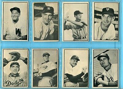 1953 Bowman Black & White Starter Set Lot of 28 Diff Baseball Cards Low Grade  