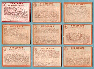 Lot of 15 1964 Topps #182 Sox Sockers Boston Red Sox  Baseball Cards LG - E/M   