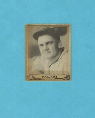 1940 Play Ball (R335) #178 Max Carey Baseball Card 