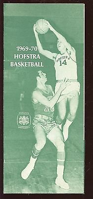 1969/1970 NCAA Basketball Hofstra Media Guide EXMT