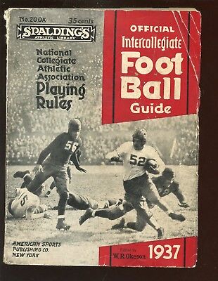 1937 Spalding NCAA Intercollegiate Football Guide